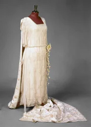 Robe de mariée portée par Mary, princesse royale, 1922
